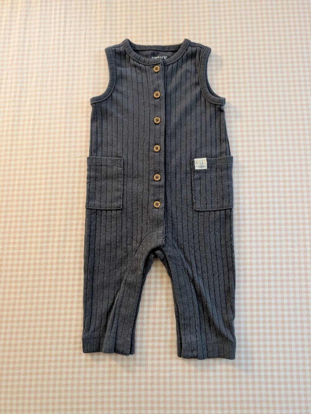 Carter's Ribbed Sleeveless Romper / Jumpsuit (3 Months)